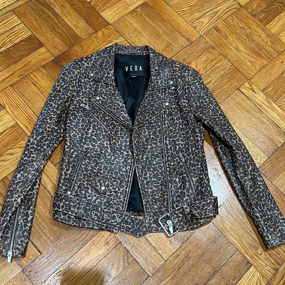 Veda smooth Jane leather jacket